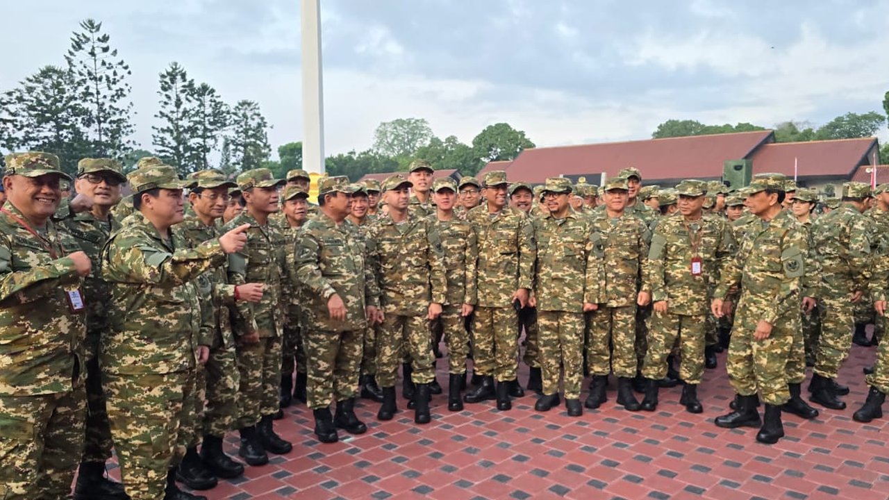 Hari Pertama Ospek Menteri Prabowo di Akmil Magelang