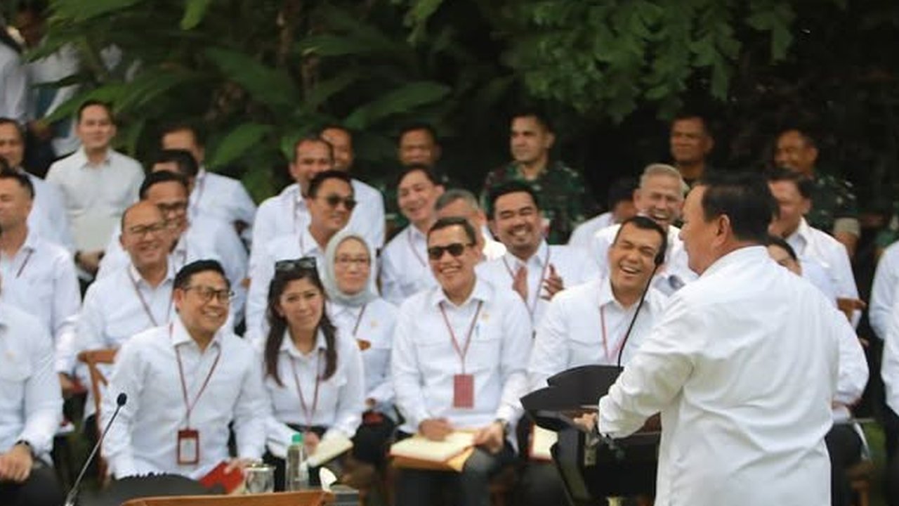 prabowo retreat menteri di magelang