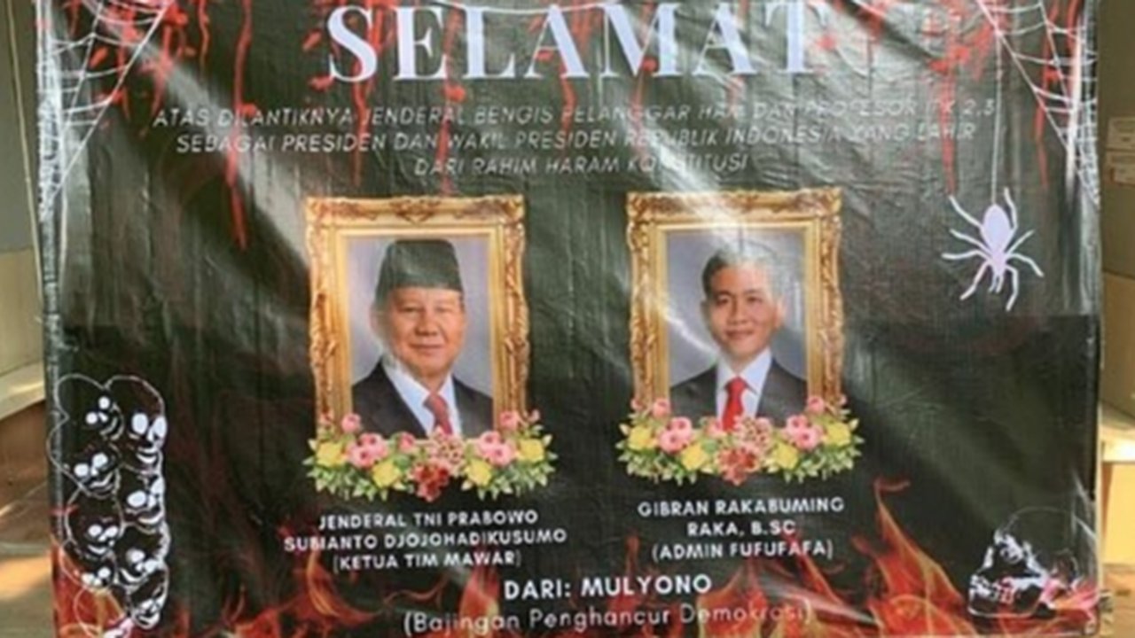 BEM FISIP Unair Langsung Dibekukan usai Sindir Prabowo-Gibran