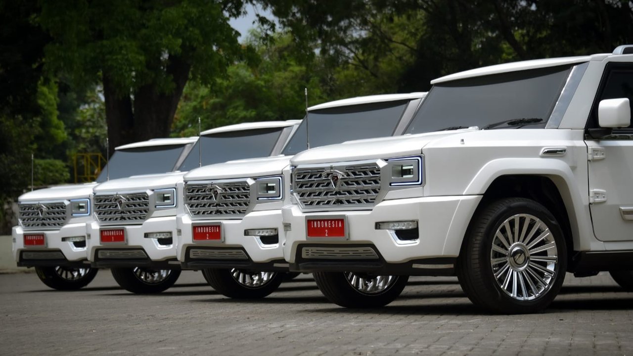 Maung Garuda putih jadi Mobil 'Indonesia 1' Prabowo