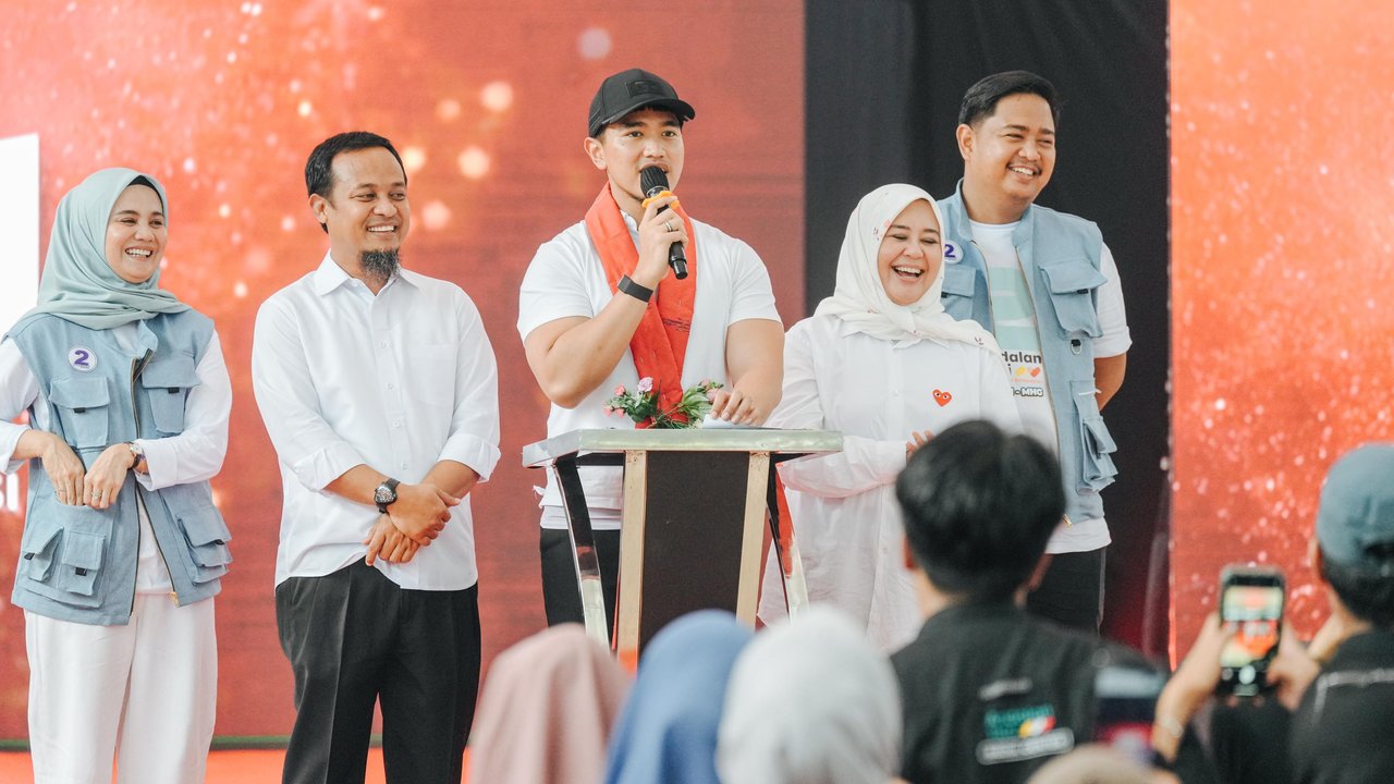 Kaesang Pangarep di Makassar