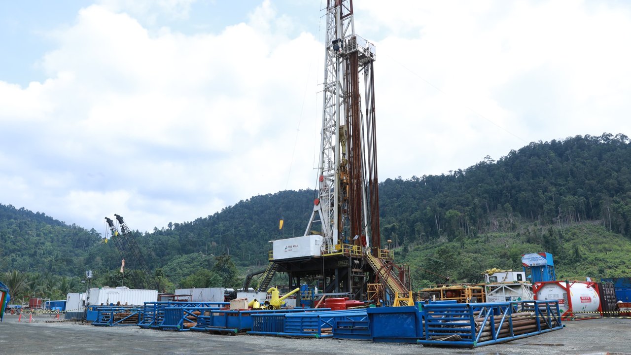 <p>Pertamina Hulu Energi temukan potensi sumberdaya migas di sumur Tedong (TDG)-001 yang berada di area Kecamatan Mamosalato, Kabupaten Morowali Utara - Sulawesi Tengah. (Dok Pertamina)</p>