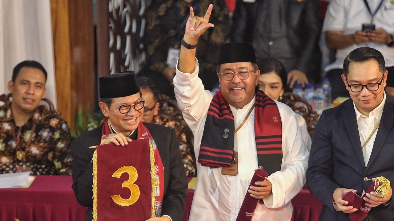 Pengundian nomor urut digelar di kantor KPUD Jakarta yang dipimpin Ketua KPUD Jakarta, Wahyu Dinata.
