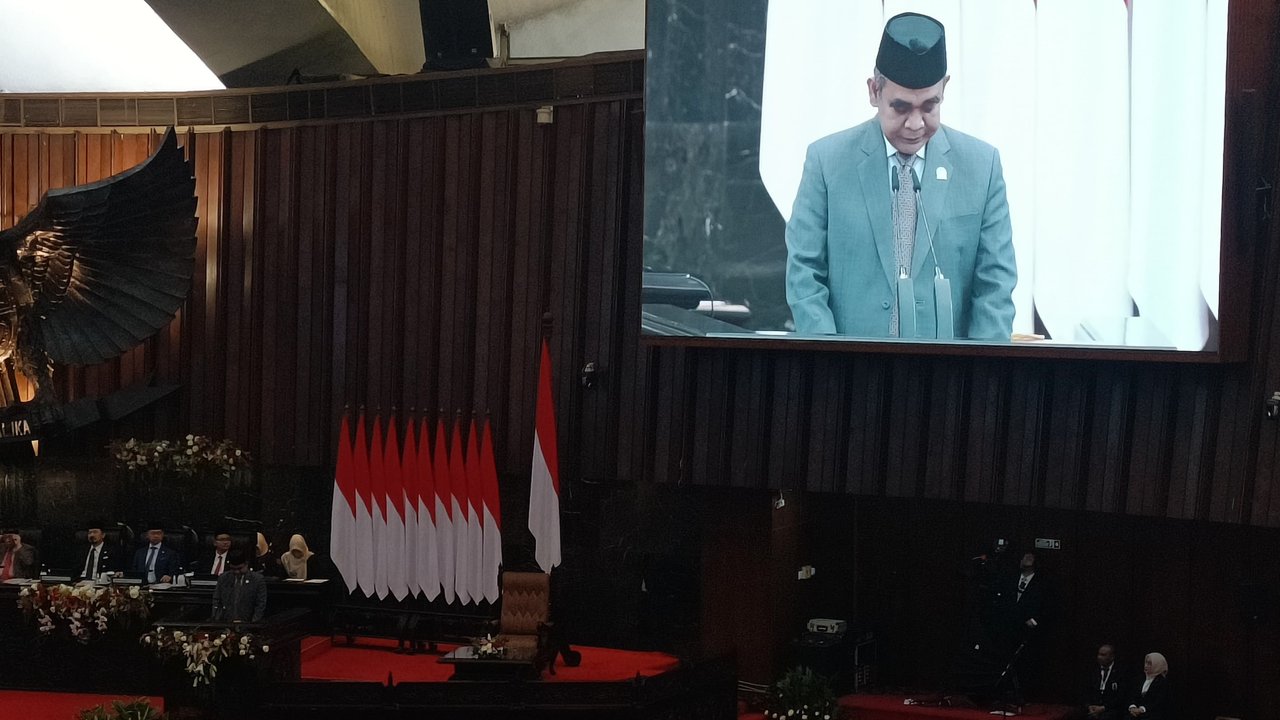 Pengesahan Pimpinan MPR 2024-2029