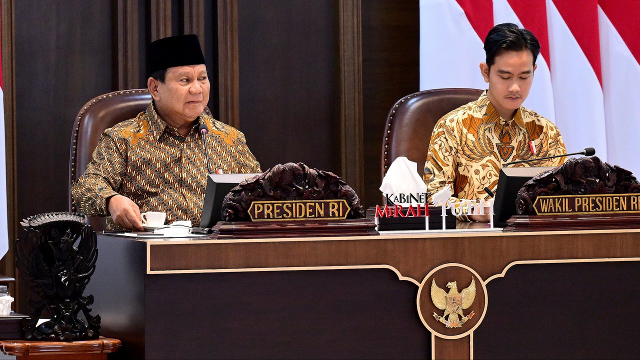Prabowo-Gibran pimpin sidang kabinet perdana