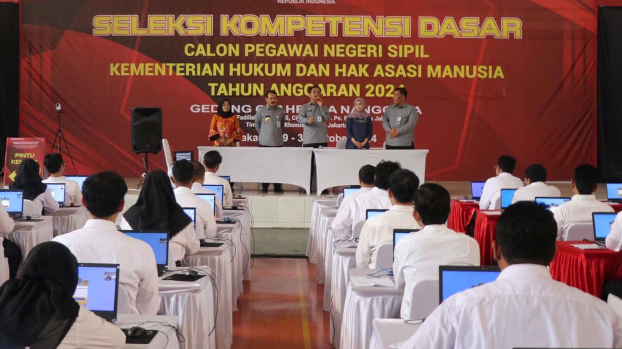 Peserta SKD CPNS Kemenkumham