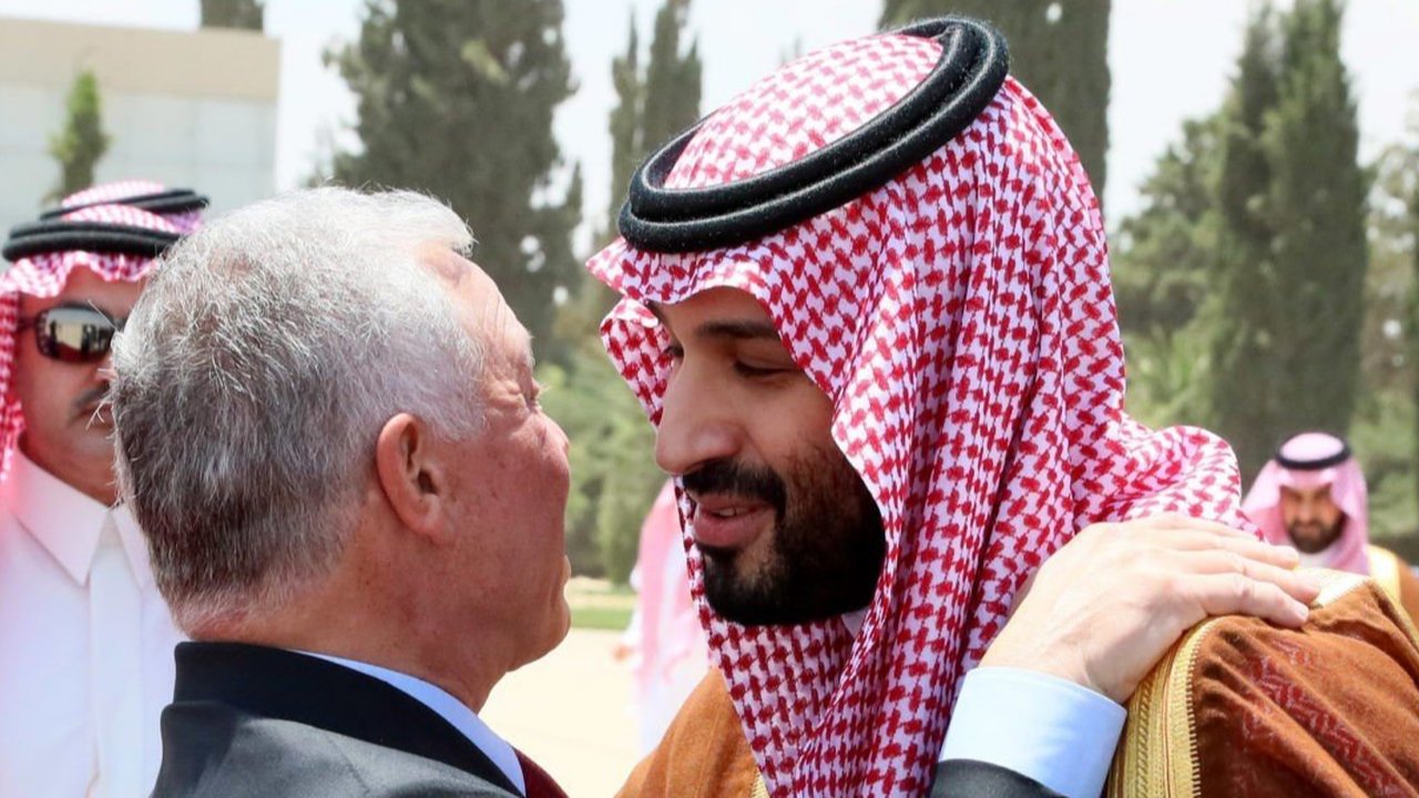 Raja Yordania, Abdullah II bertemu dengan Putra Mahkota Arab Saudi, Pangeran Muhammad bin Salman (MBS).