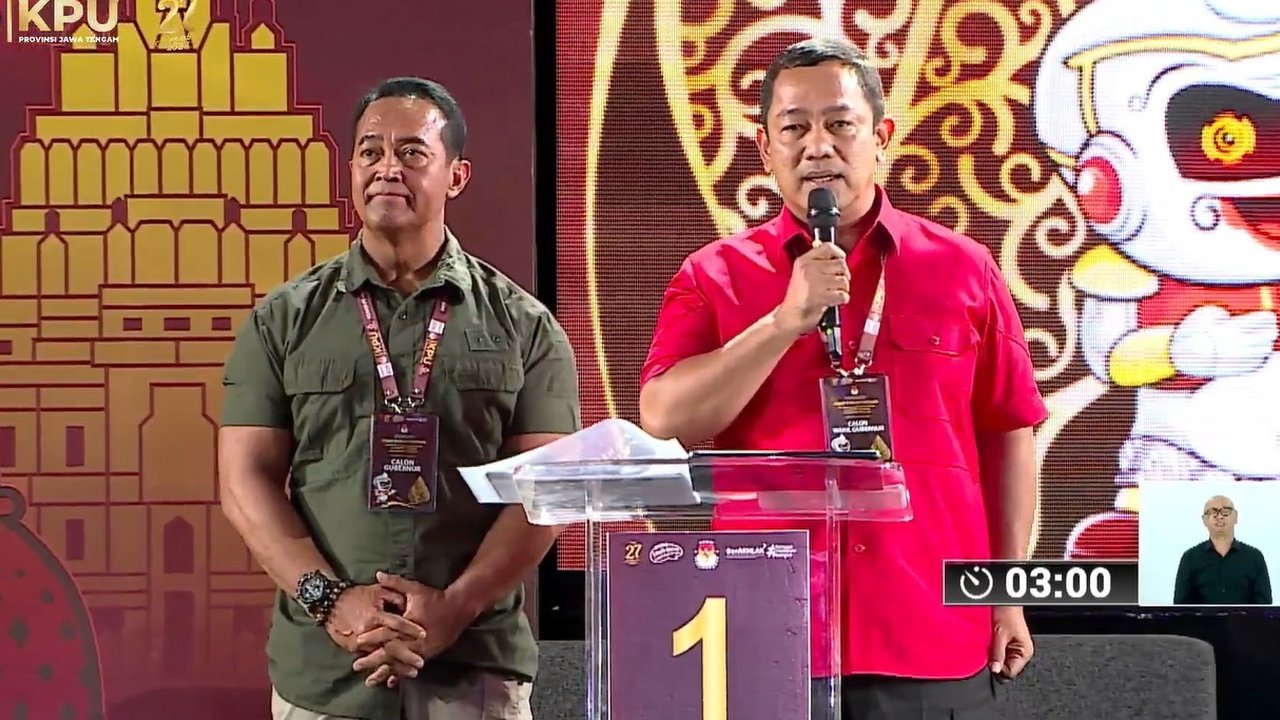 Debat Pertama Pilkada Jawa Tengah 2024