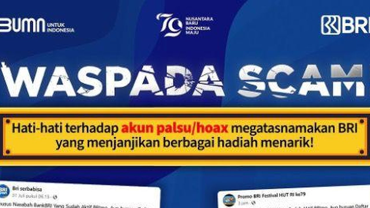 Waspada penipuan BRImo FSTVL