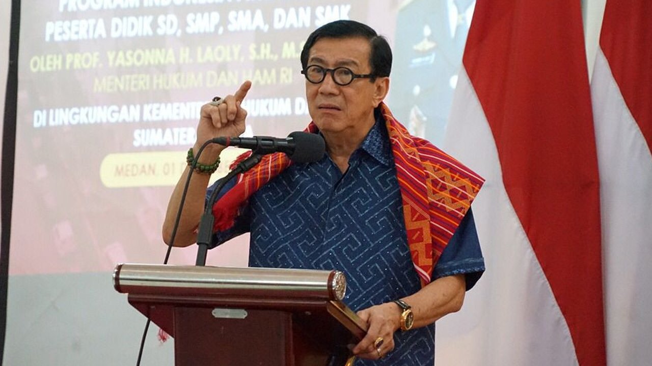 Menkumham Yasonna H Laoly