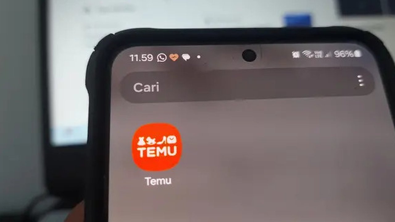 Aplikasi Temu adalah platform e-commerce asal China yang menawarkan direct-to-consumer (D2C). Ini dianggap mengancam UMKM di Indonesia (dok: Ilyas)