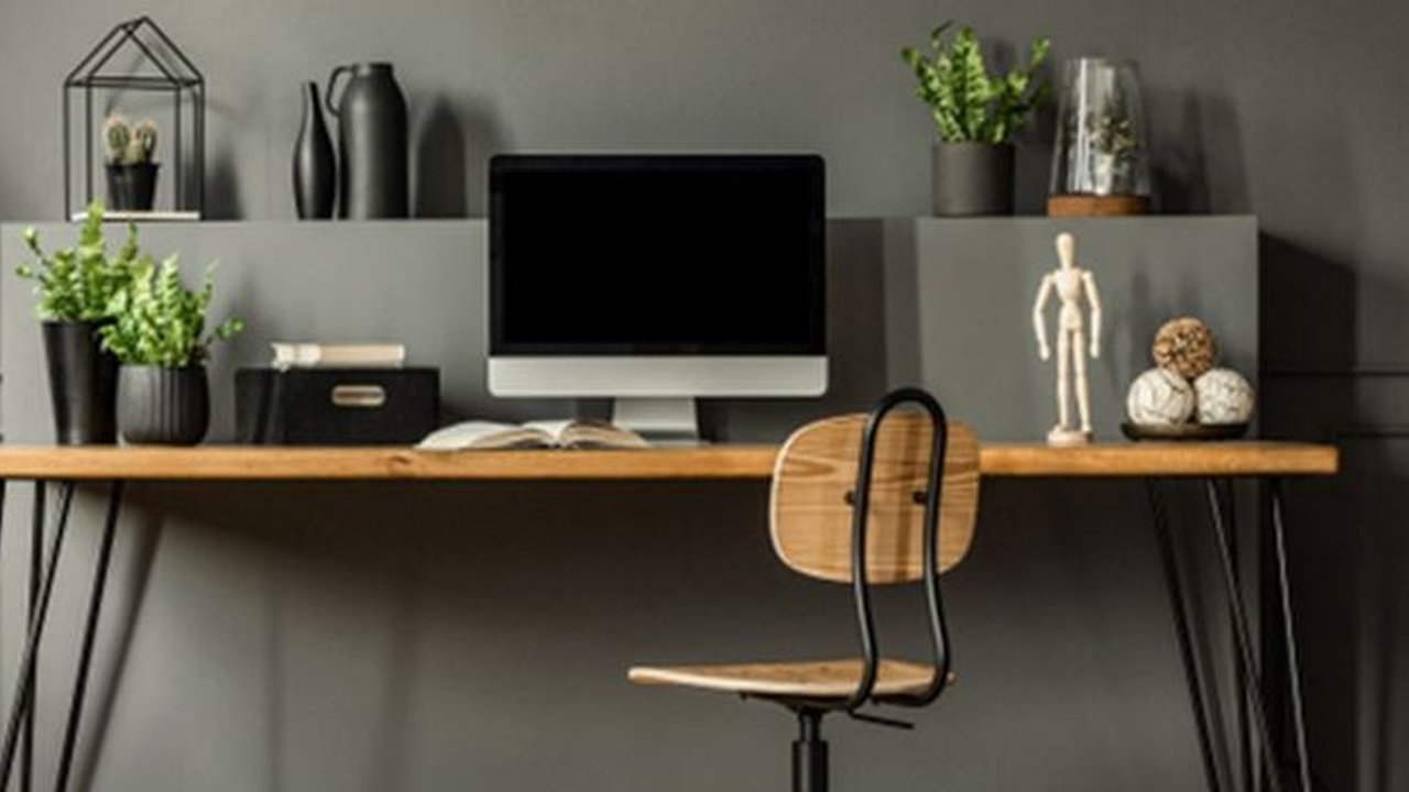 Inspirasi ruang kerja minimalis di dalam rumah