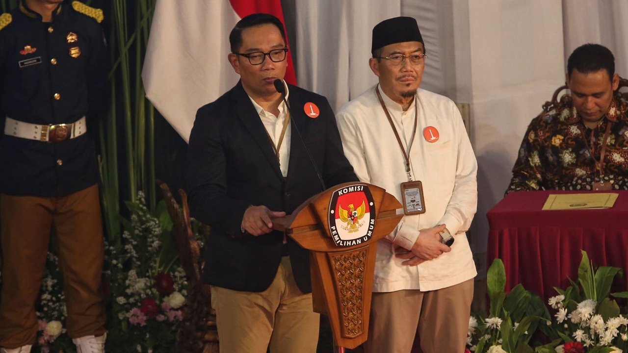 Pengundian nomor urut digelar di kantor KPUD Jakarta yang dipimpin Ketua KPUD Jakarta, Wahyu Dinata.