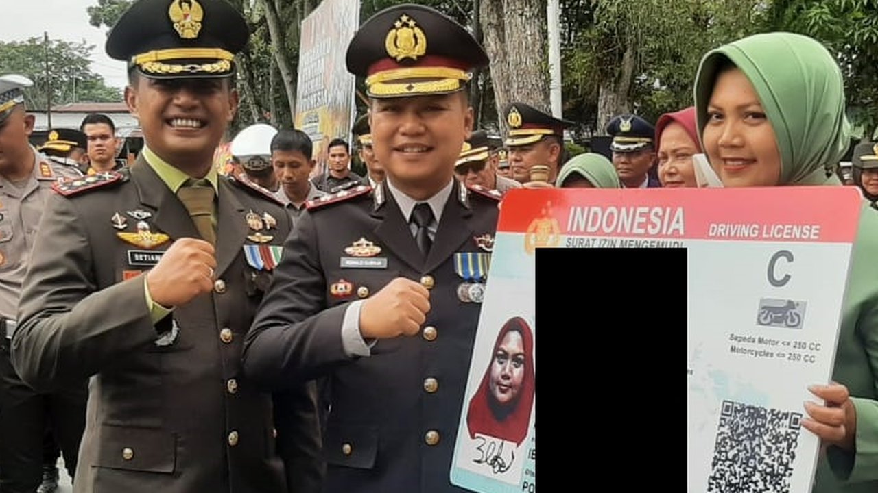 Pembuatan SIM gratis untuk keluarga TNI