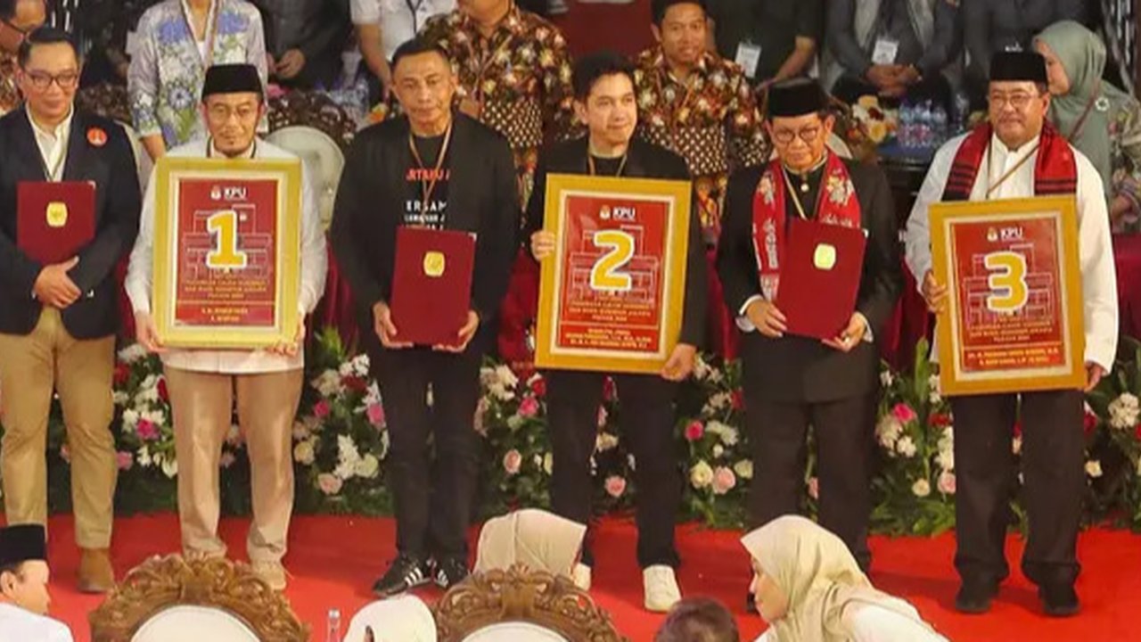 Sebelumnya, pada Minggu (22/9/2024), Komisi Pemilihan Umum (KPU) DKI Jakarta telah menetapkan tiga pasang calon gubernur dan wakil gubernur dalam Pemilihan Kepala Daerah (Pilkada) DKI Jakarta