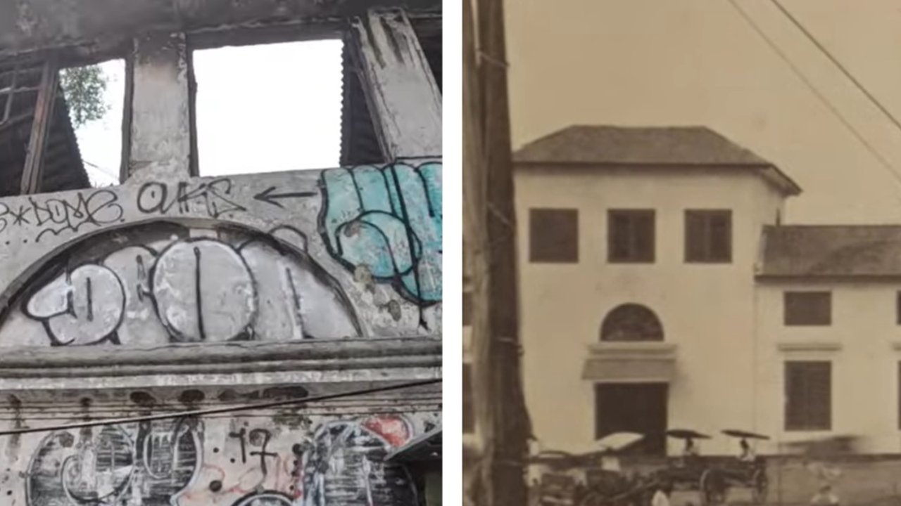 Bangunan bekas balai perikanan zaman Belanda di Jakarta