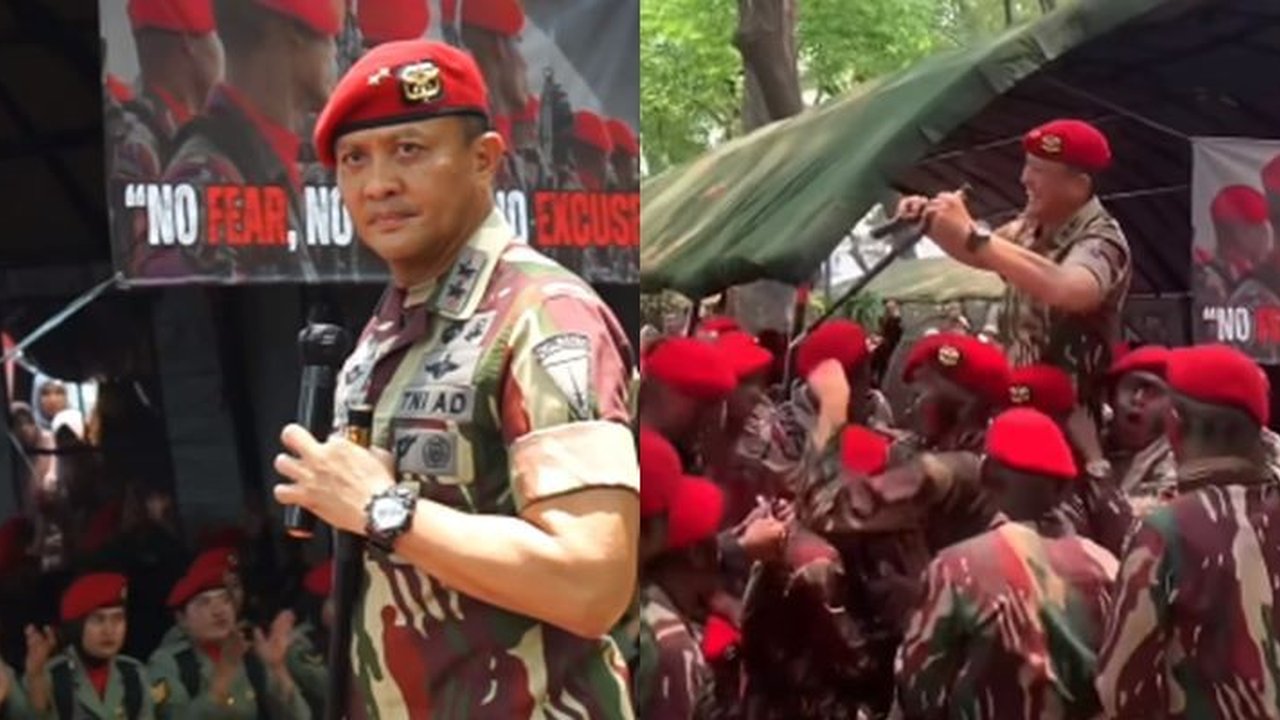 Momen Mayjen Djon Afriandi Bakar Semangat Prajurit,