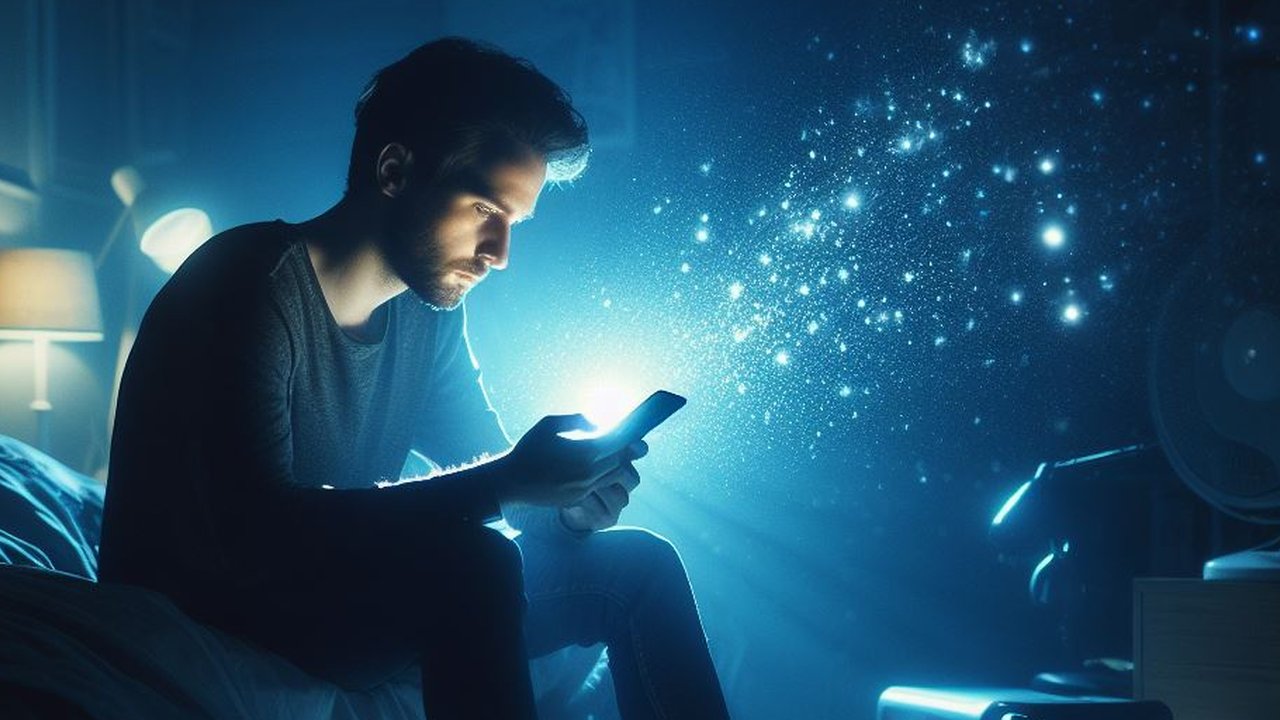 Ilustrasi Menggunakan Smartphone