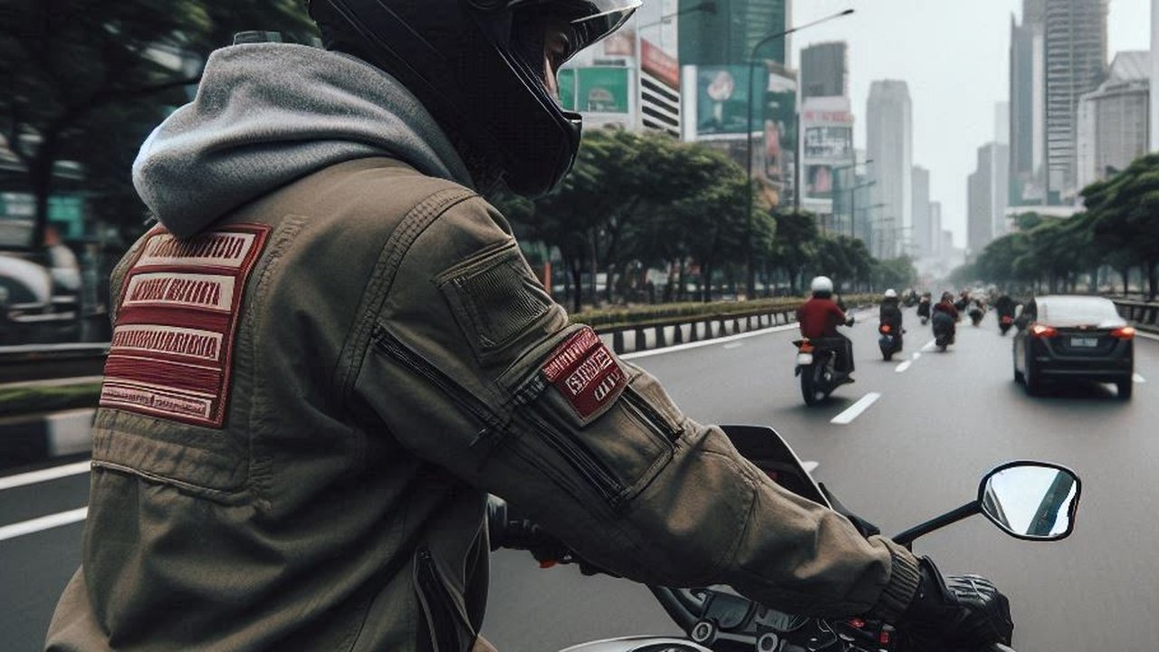 Ilustrasi Memakai Jaket saat Panas Siang Hari