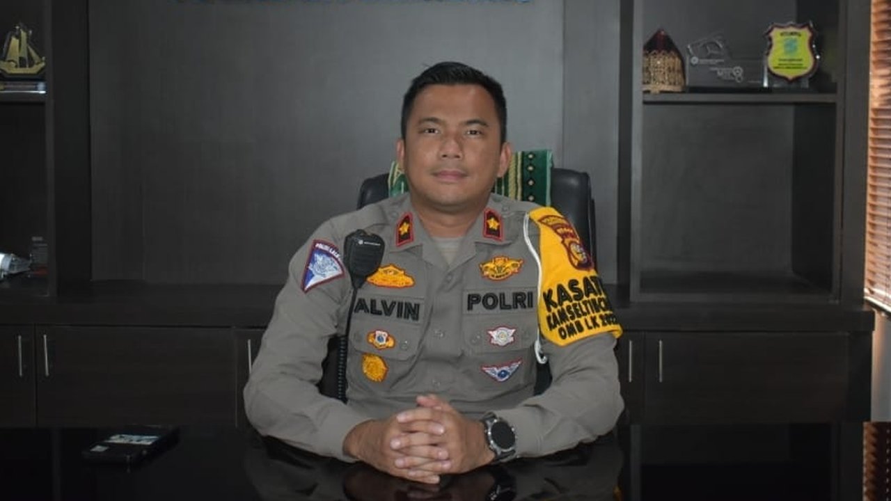 Kasat Lantas Polresta Pekanbaru Kompol Alvin Agung Wibawa