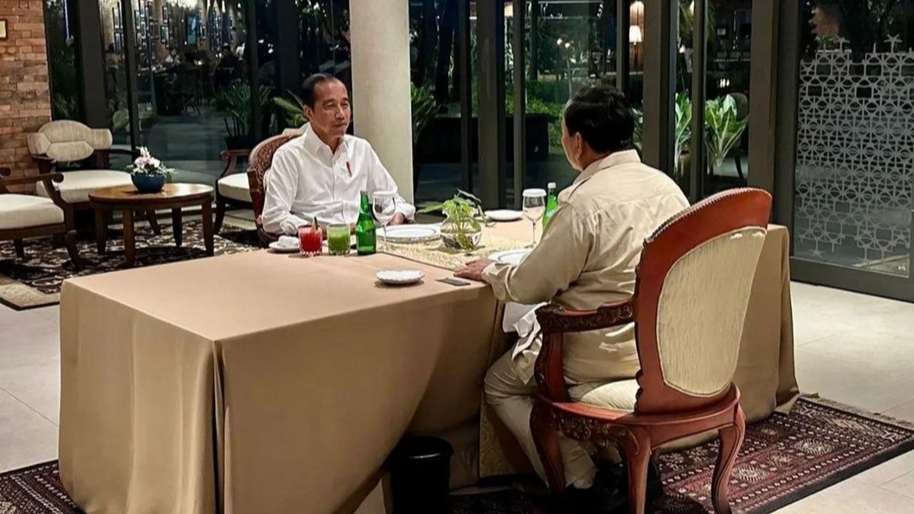 Jokowi dan Prabowo Makan Malam Bersama