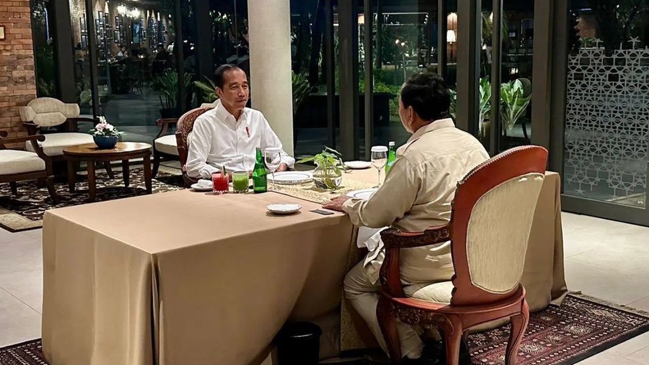 Jokowi dan Prabowo Makan Malam Bersama