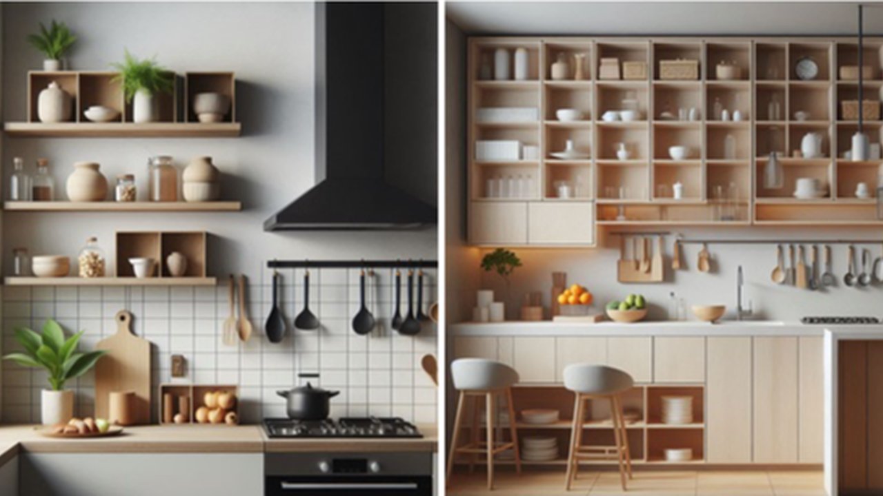 Desain Rak Dapur Minimalis