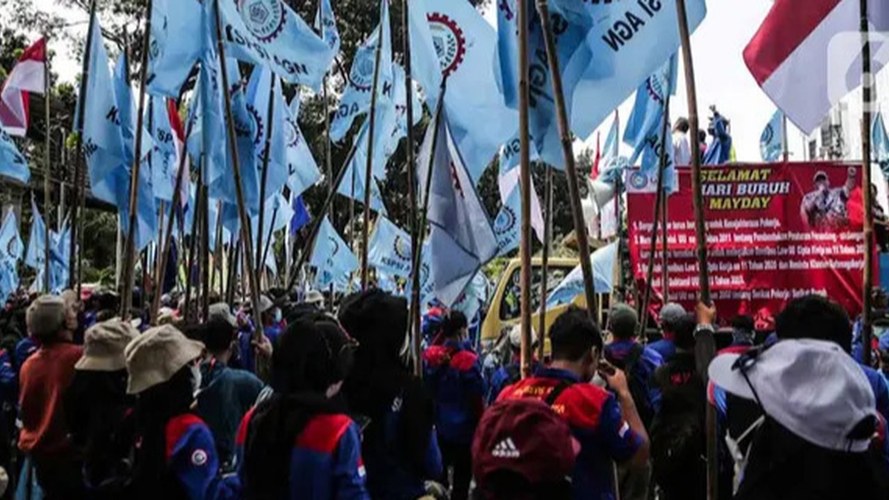Presiden Partai Buruh Said Iqbal mengonfirmasi bahwa bakal capres Ganjar Pranowo dan Anies Baswedan tidak hadir dalam acara peringatan hari buruh internasional atau May Day Fiesta 2023 di Ist