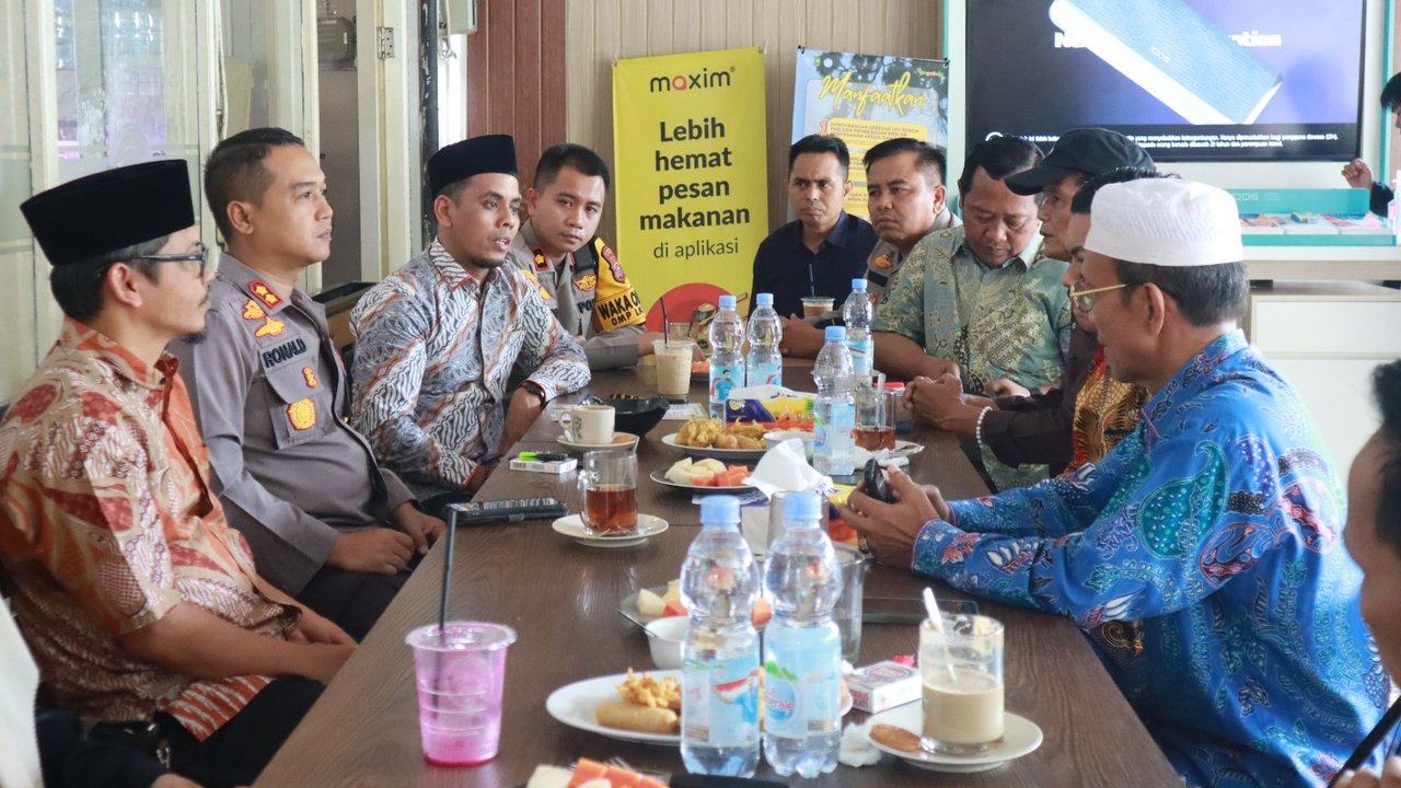 Kapolres Kampar kumpulkan KPU Bawaslu dan tim pemenangan paslon