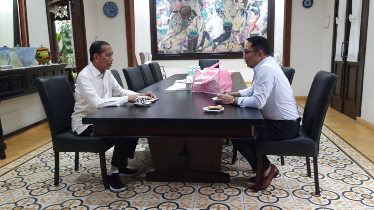 Ridwan Kamil Temui Jokowi di Solo