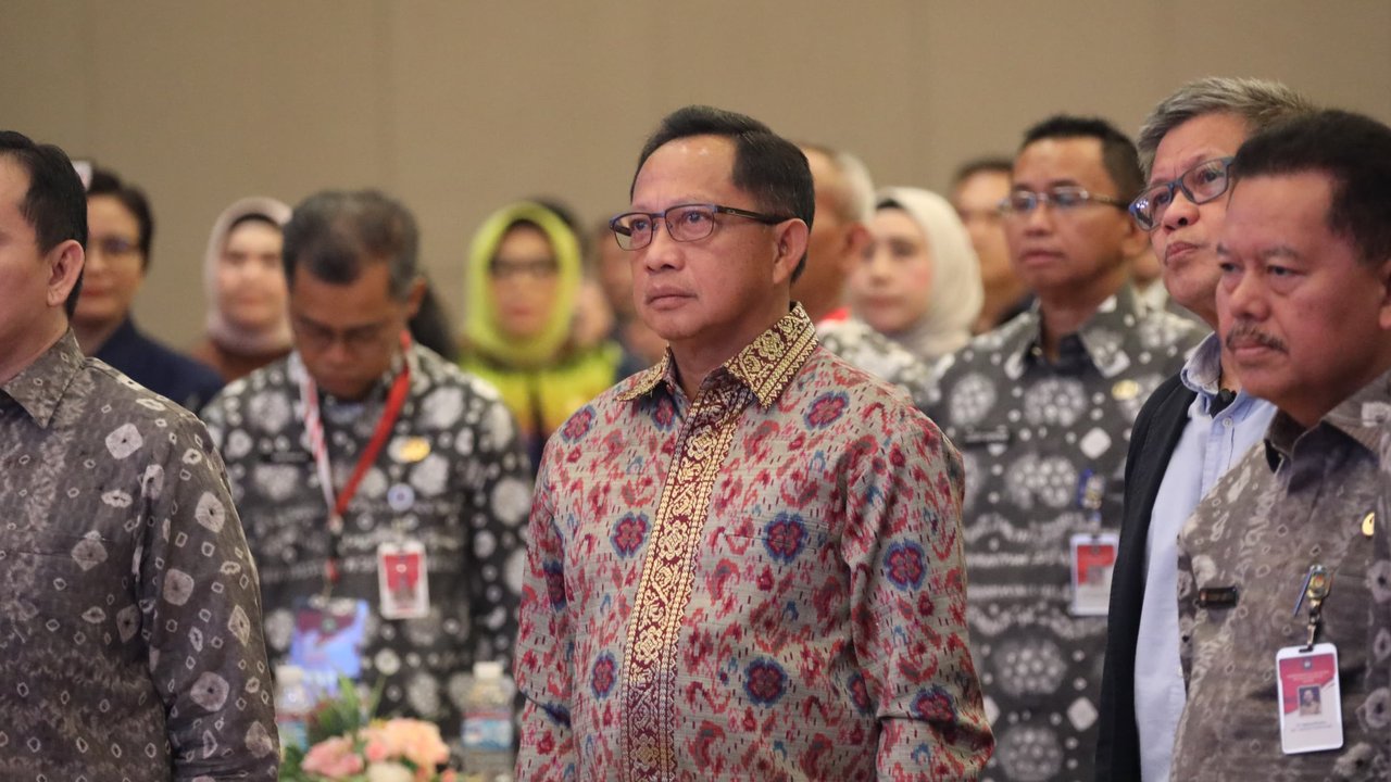 Mendagri Tito Karnavian menghadiri Rakornas BPSDM