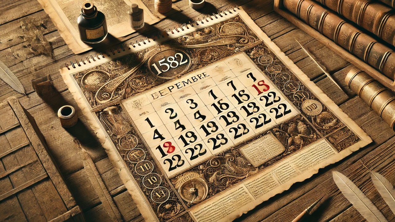 Misteri Hilangnya 10 Hari pada Kalender Tahun 1582