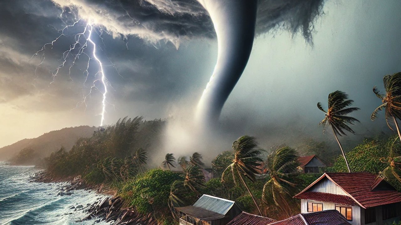 Ilustrasi Puting Beliung