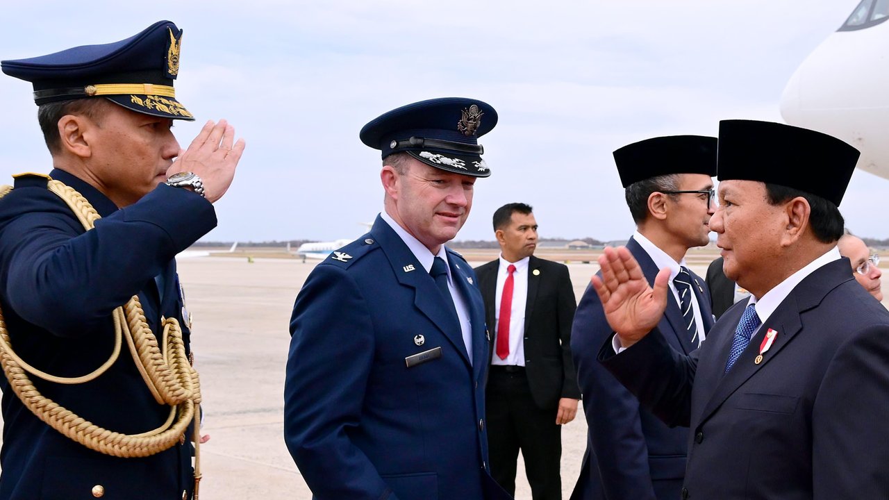 Presiden Prabowo Tiba di Amerika