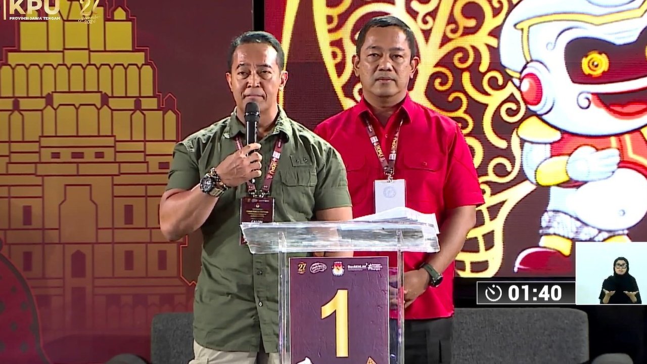 Debat Pertama Pilkada Jawa Tengah 2024