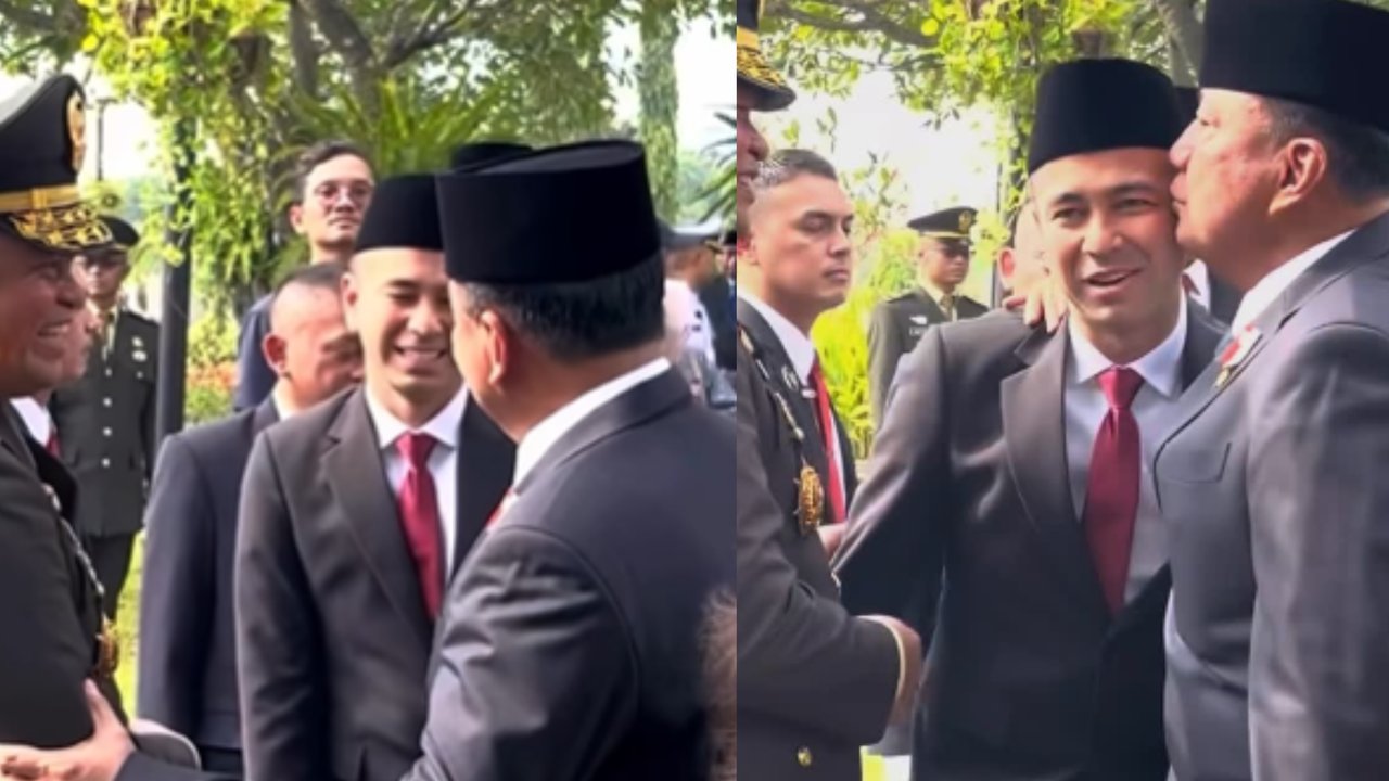Seperti Bapak dan Anak, Menko Polkam Budi Gunawan Cium-Rangkul Hangat Raffi Ahmad