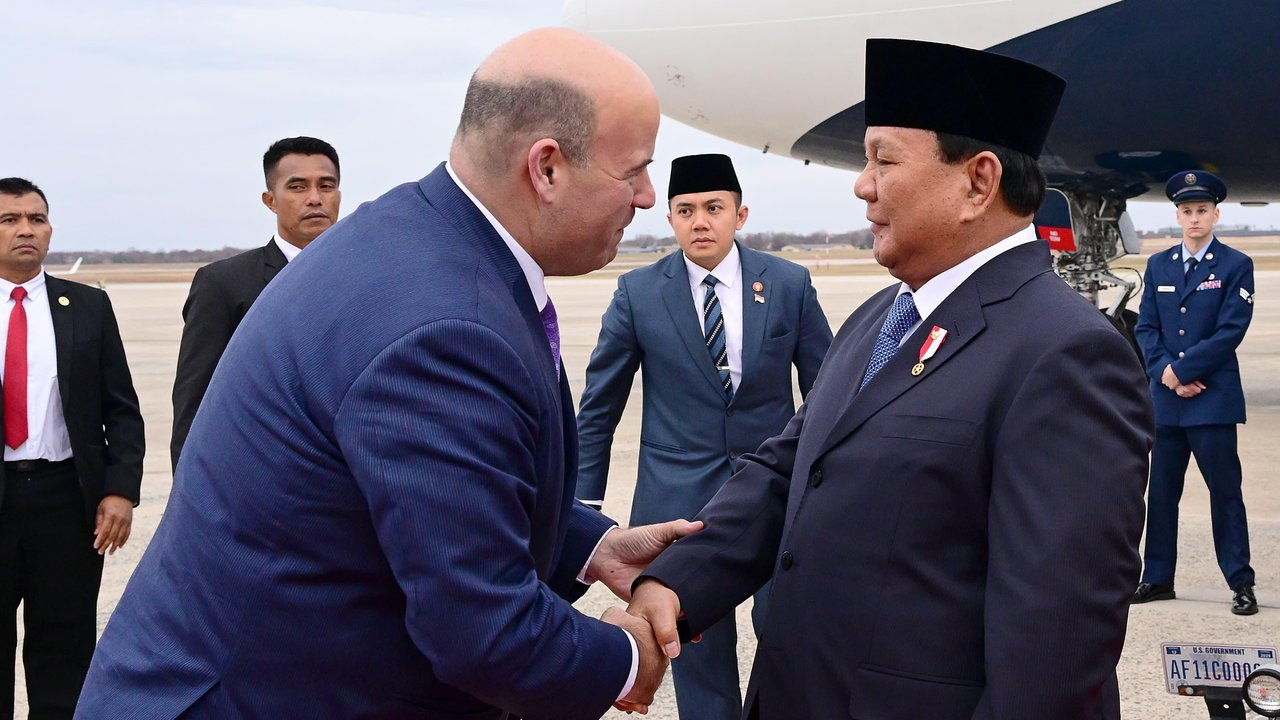 Presiden Prabowo Tiba di Amerika