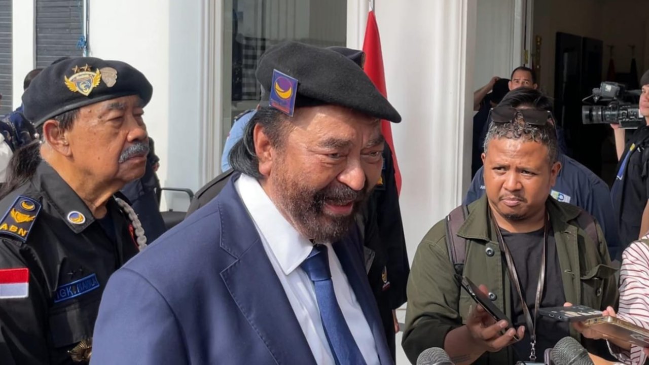 Surya Paloh di Akademi Bela Negara NasDem