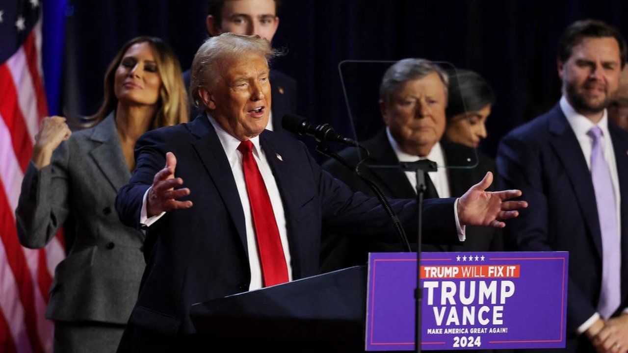 Donald Trump has won all seven swing states in the US presidential election, according to projections, giving him a decisive Electoral College victory over Vice President Kamala Harris.