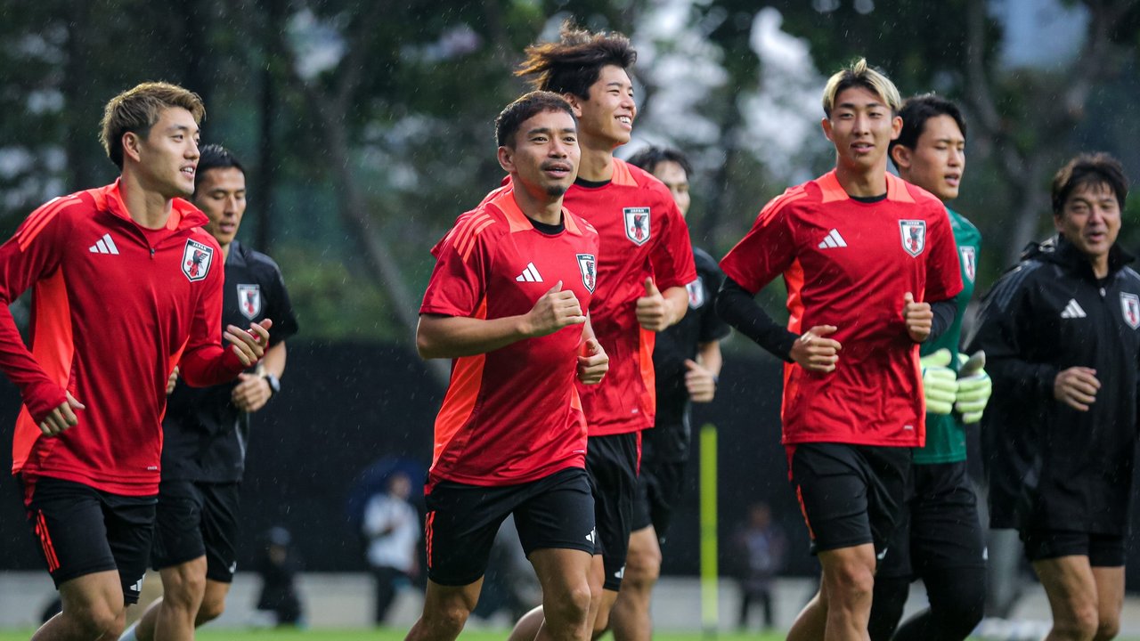 Timnas Jepang latihan di Jakarta