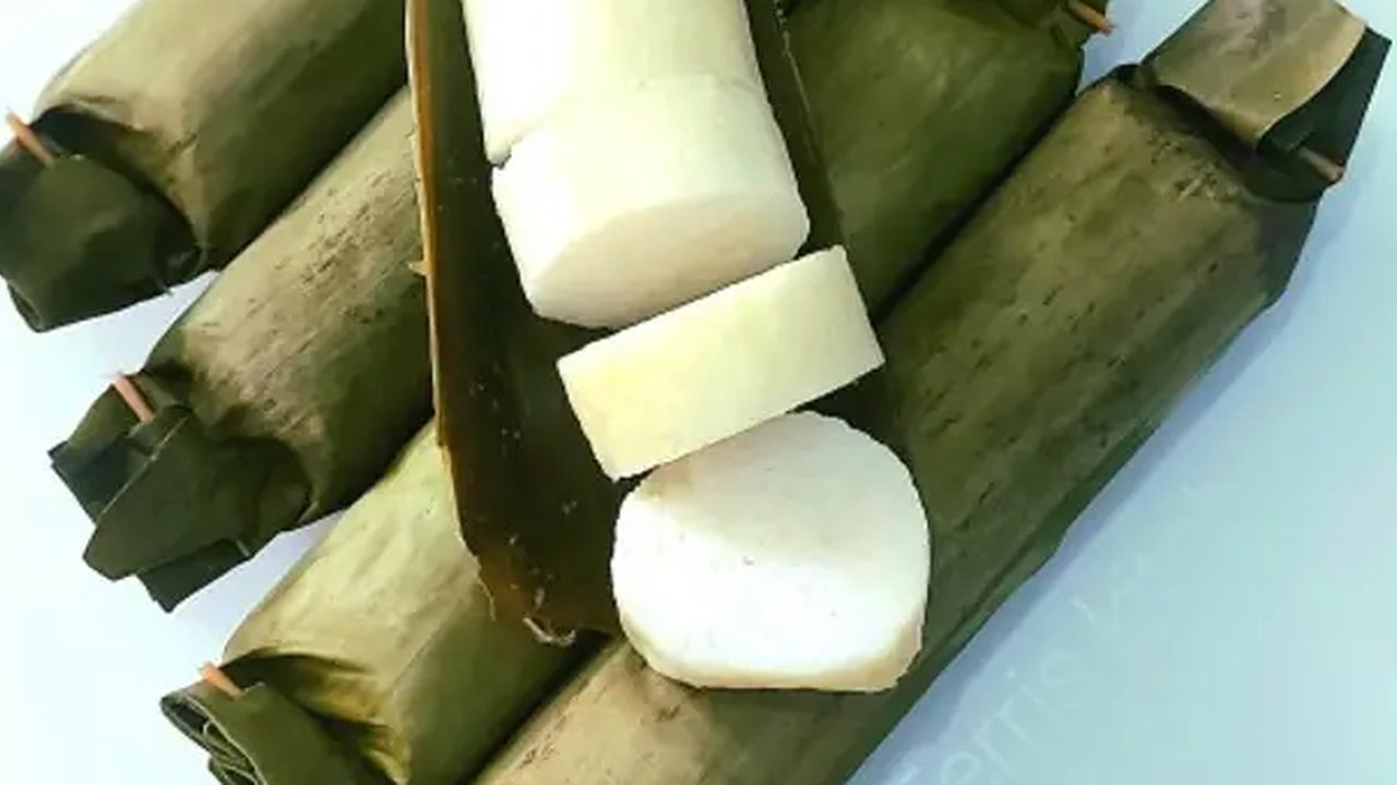 Ilustrasi lontong.