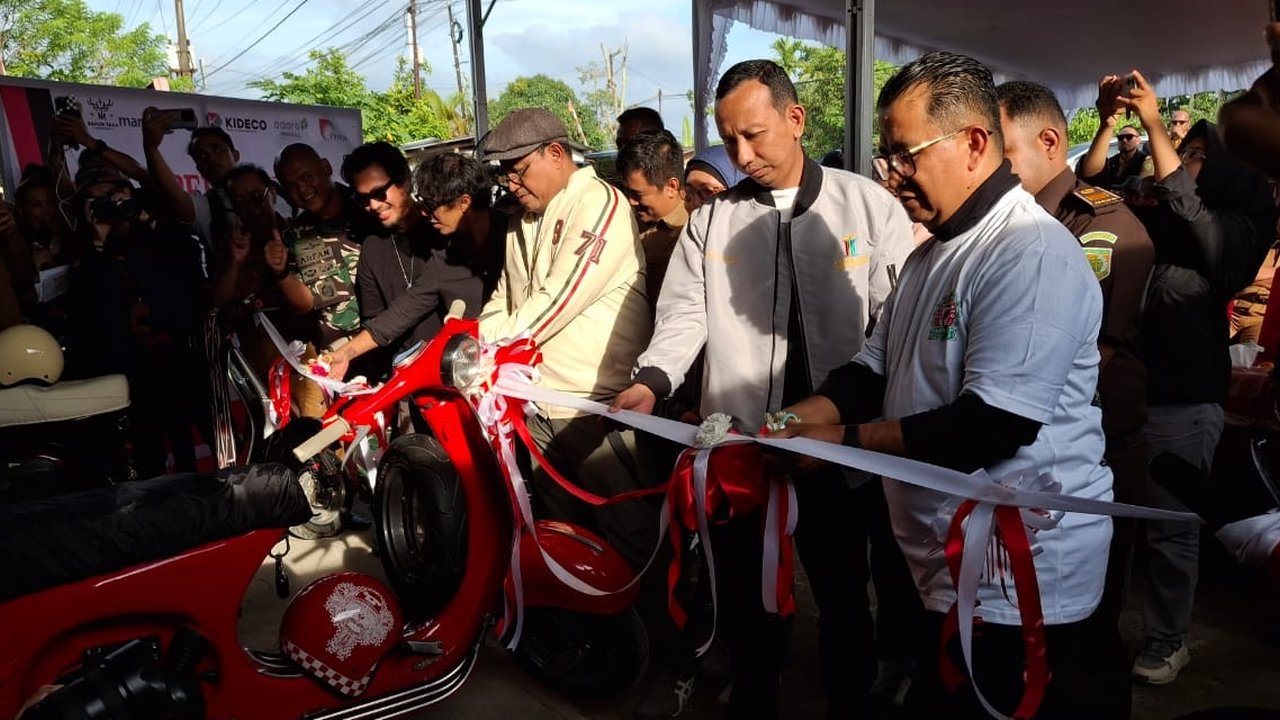 Pj Bupati PPU dan Pj Gubernur Kaltim Resmikan Bengkel Konversi Motor Listrik
