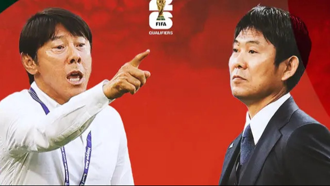 Kualifikasi Piala Dunia 2026 - Timnas Indonesia Vs Jepang - Duel Pelatih (Bola.com/Adreanus Titus)
