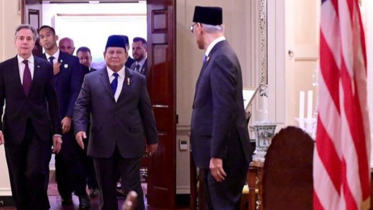 Prabowo Bertemu Secara Tertutup dengan Direktur CIA di Washington DC
