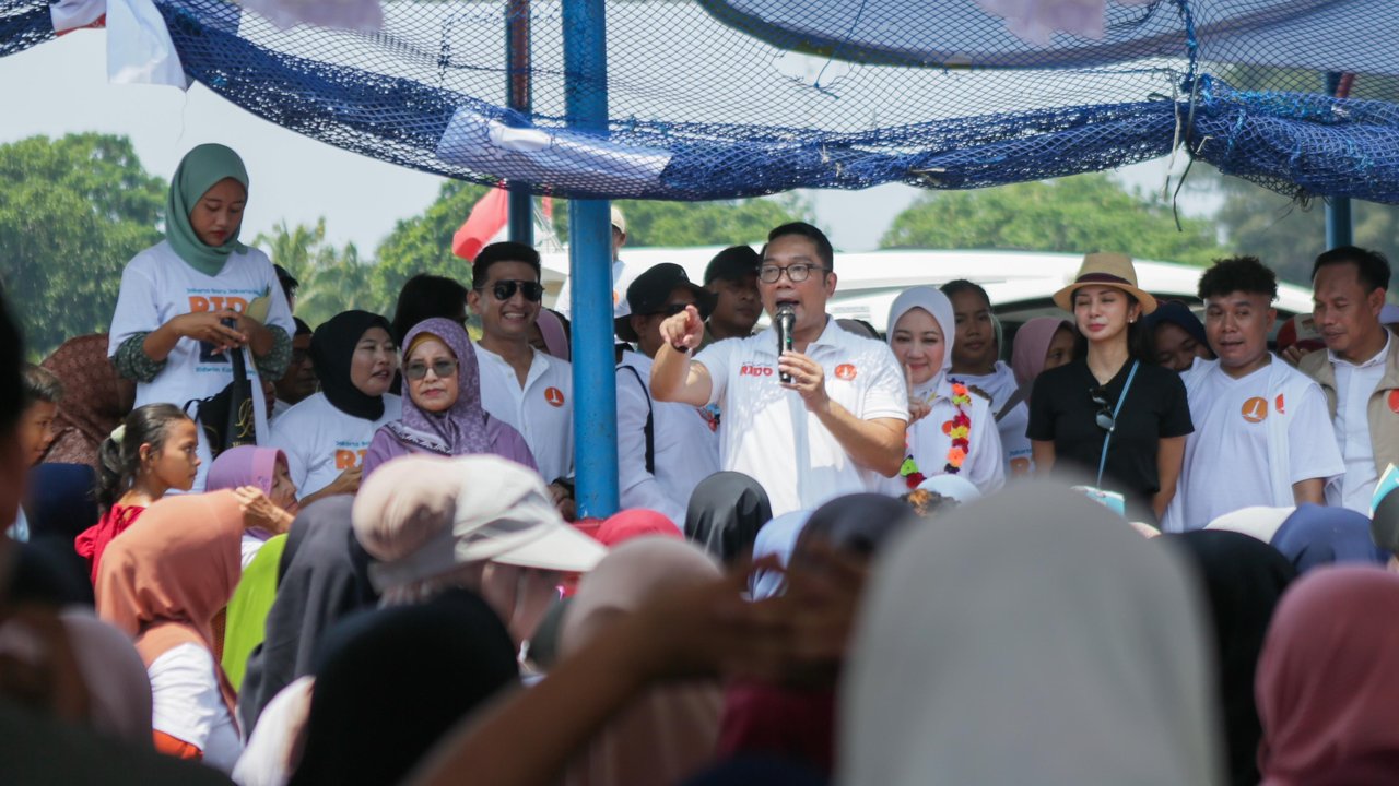 Ridwan Kamil Kampanye di Kepulauan Seribu