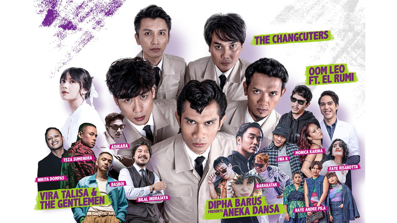 Lineup panggung musik Grand Final AXIS Nation Cup 2024.