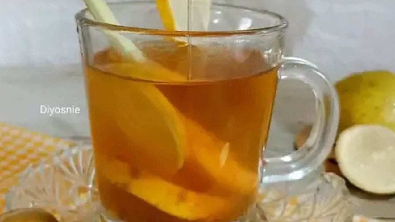 Resep teh lemon serai madu. (dok. Cookpad @_Diyos)