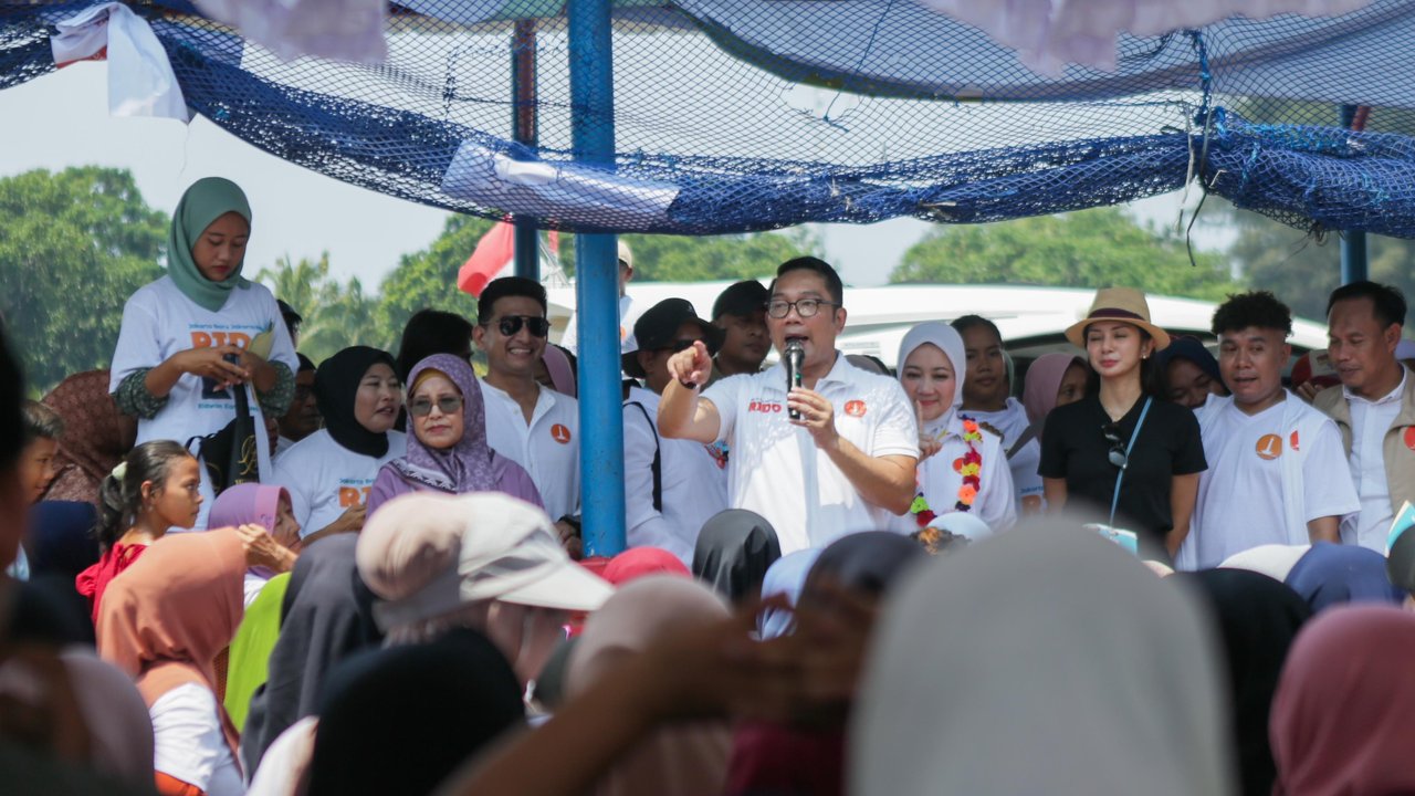 Ridwan Kamil Kampanye di Kepulauan Seribu