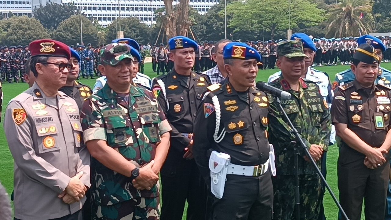 TNI Gelar Apel Pasukan Penegakan Hukum 2024