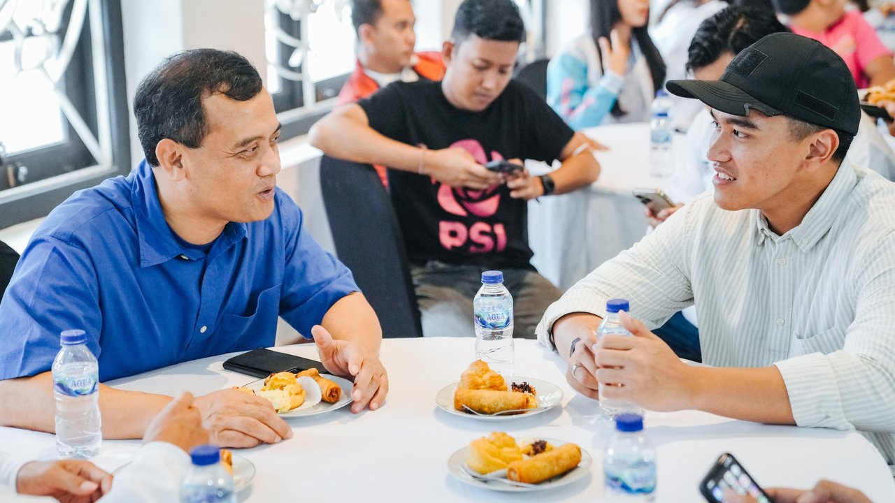 Kaesang Pangarep Bersama Ahmad Luthfi